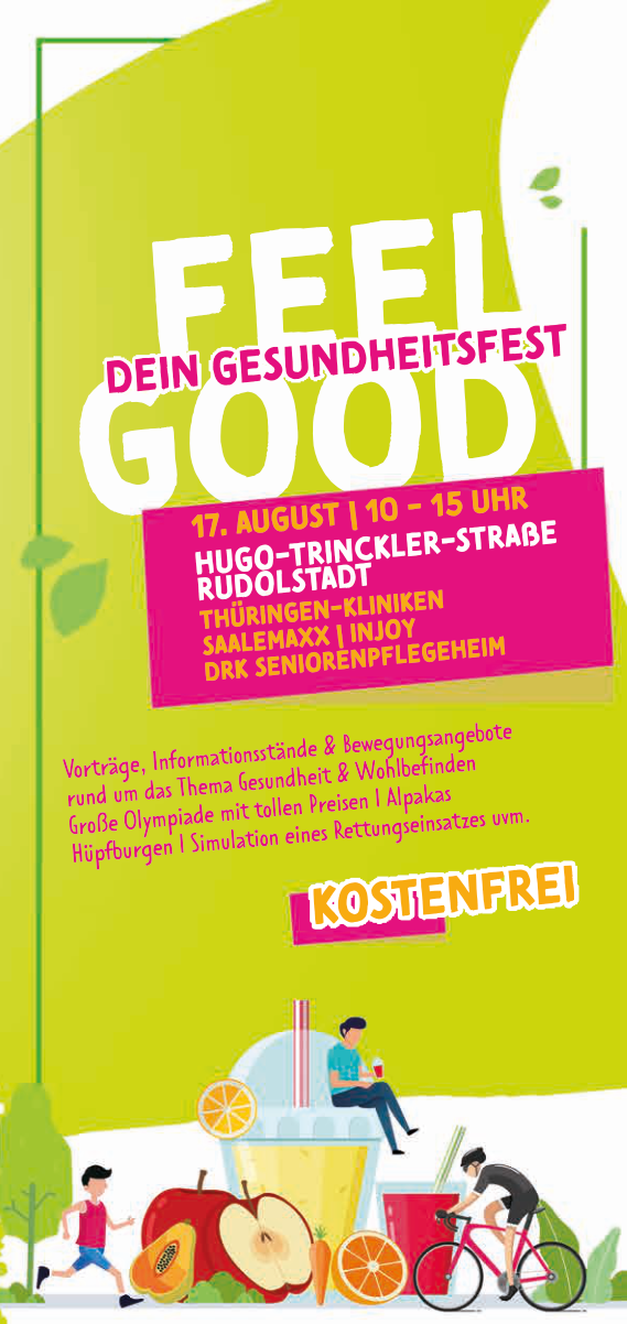 Flyer "FEEL GOOD - Dein Gesundheitsfest"